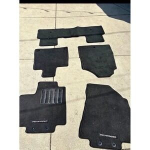 Nissan Pathfinder OEM Floor Mats Black Carpet Set 5 Piece Front Rear 2013-2020